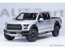 Ford F-150 Raptor Supercrew 2019 stříbrná - AUTOart