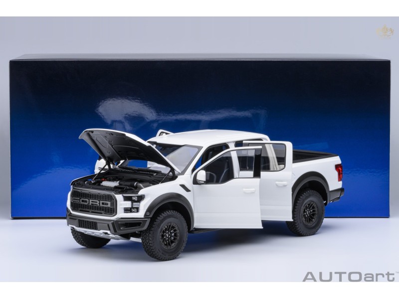 Ford F-150 Raptor Supercrew 2019 bílá - AUTOart