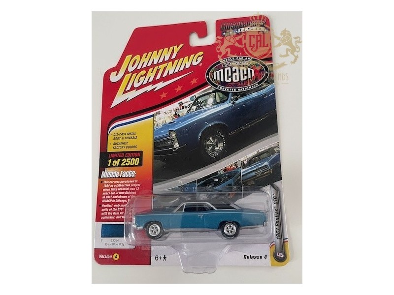 1967 Pontiac GTO  - Johnny Lightning -1:64