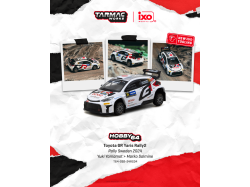 TOYOTA YARIS GR RALLY2 nr.34 YUKI YAMAMOTO RALLY SWEDEN 2024  - 1:64 - TARMAC works