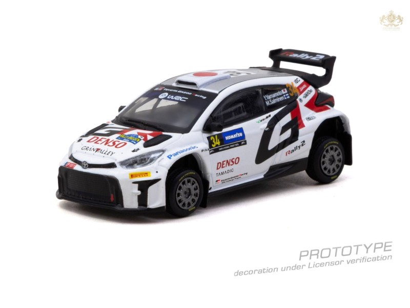 TOYOTA YARIS GR RALLY2 nr.34 YUKI YAMAMOTO RALLY SWEDEN 2024  - 1:64 - TARMAC works