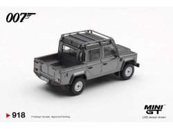 LANDROVER DEFENDER 110 CREW CAB SKYFALL ENGLISH poster 2012 - 1:64 - Mini GT - blistr