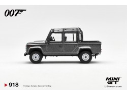 LANDROVER DEFENDER 110 CREW CAB SKYFALL ENGLISH poster 2012 - 1:64 - Mini GT - blistr