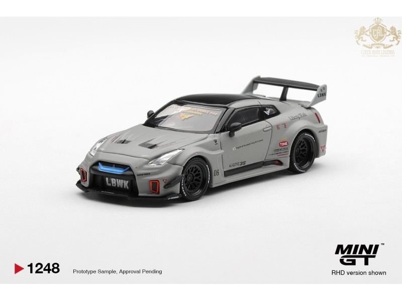 NISSAN GTR R35 LB-SUPER SILHOUETTE GT-RR VER1 MATT GREY 2026 -1:64 - Mini GT