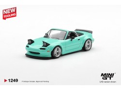 MAZDA MX5 (NA) PANDEM BODY KIT MINT GREEN 2026  -1:64 - Mini GT