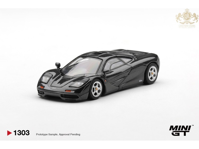 MCLAREN F1 BLUE BLACK METALLIC 1993   -1:64 - Mini GT
