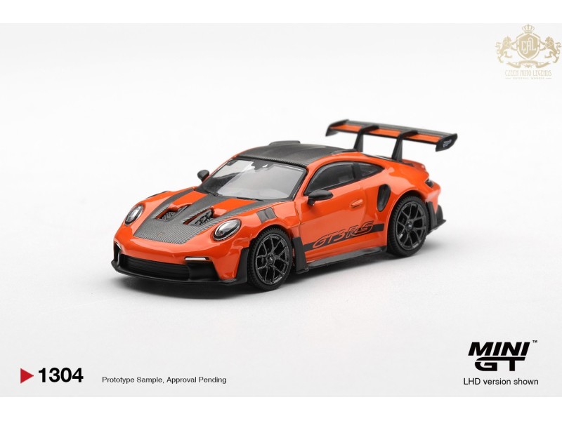 PORSCHE 911 (992) GT3 RS GULF ORANGE WEISSACH PACKAGE 2024   -1:64 - Mini GT