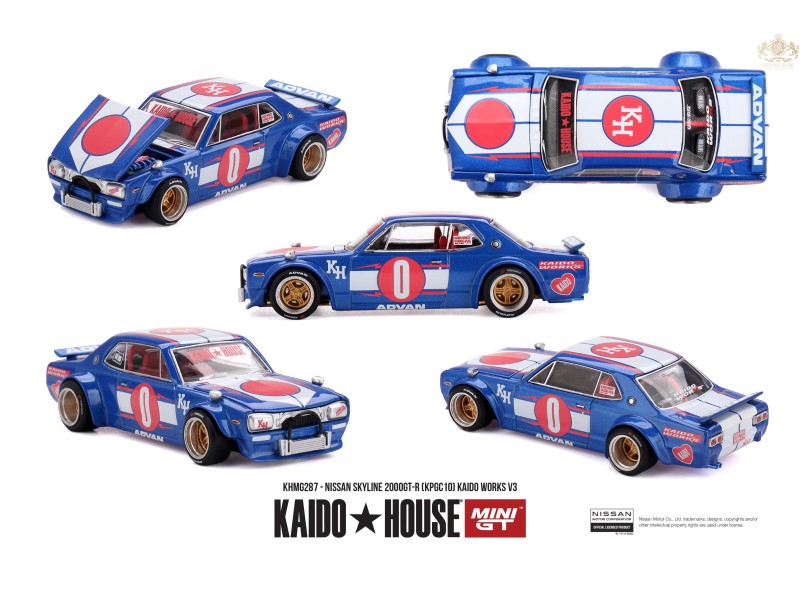 NISSAN SKYLINE GT-R (KPGC10) KAIDO WORKS V3 1969 - 1/64 - KAIDO HOUSE
