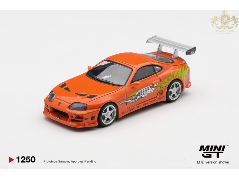 TOYOTA SUPRA MK4 (A80) ROMEX BRIAN O'CONNER FF 2001  -1:64 - Mini GT - blistr