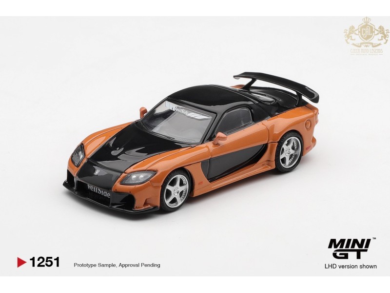 MAZDA RX-7 (FD) VEILSIDE FORTUNE HAN SEOUL-OH FF TOKYO DRIFT 2006  -1:64 - Mini GT - blistr