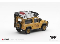 LAND ROVER DEFENDER 90 CAMEL TROPHY TEAM BRAZIL CAMEL TROPHY BORNEO 1985   - 1:64 - Mini GT