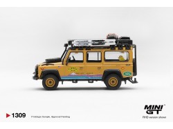 LAND ROVER DEFENDER 110 CAMEL TROPHY TEAM USA TIERRA DEL FUEGO CT36 1998   - 1:64 - Mini GT - blister