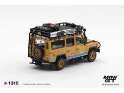 LAND ROVER DEFENDER 110 CAMEL TROPHY TEAM ROMANIA TIERRA DEL FUEGO CT36 1998   - 1:64 - Mini GT - blister