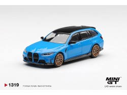 BMW M3 M PERFORMANCE TOURING RIVIERA BLUE 2025 - 1:64 - Mini GT