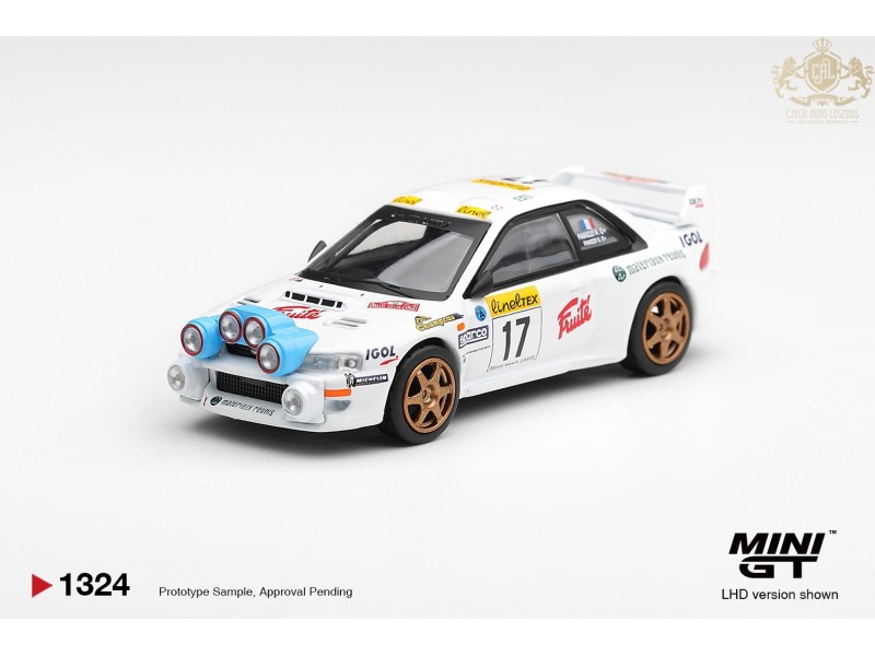 SUBARU IMPREZA WRC98 nr.17 RALLY MONTE-CARLO 1999  -1:64 - Mini GT - blistr