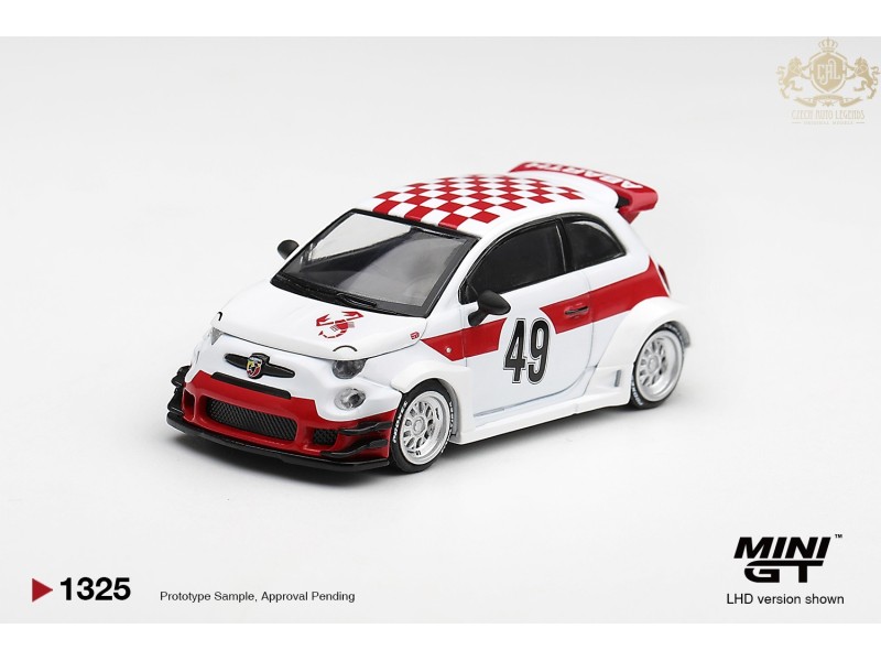 FIAT 595 ABARTH LB-WORKS X ABAS WORKS 1000 TC TRIBUTE 2026 - 1:64 - Mini GT
