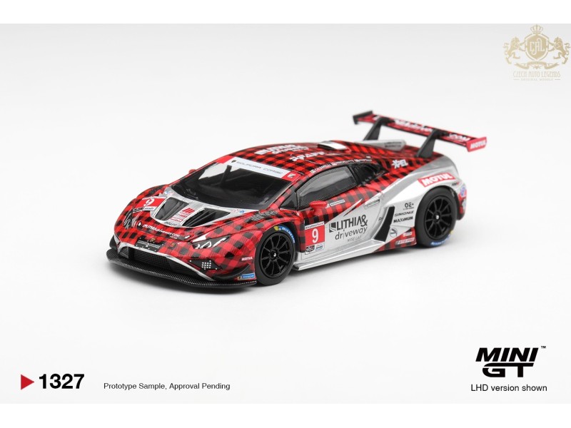 LAMBORGHINI HURACAN GT3 EVO2 nr9 PFAFF MOTORSPORTS WEATHERTECH GTD PRO 2025 - 1:64 - Mini GT
