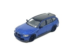 BMW M3 TOURING COMPETITION PORTIMAO BLUE METALLIC 2023 -1:64 - Mini GT - blistr