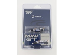 Toleman TG184 nr.19 Ayrton Senna 1984 Monaco Grand Prix 2nd Place - 1:64 - Mini GT - blister