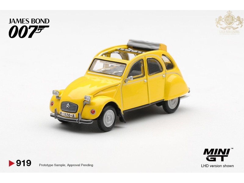 CITROEN 2CV FOR YOUR EYES ONLY ENGLISH BLISTER 1981 -1:64 - Mini GT - blistr