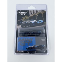BUGATTI BOLIDE PRESENTATION BLACK AND BLUE 2024 - 1:64 - Mini GT - blister
