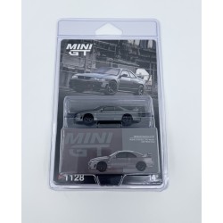 NISSAN GTR (R33) NISMO BCNR33 CRS DARK METAL GRAY 1993 - 1:64 - Mini GT -blistr