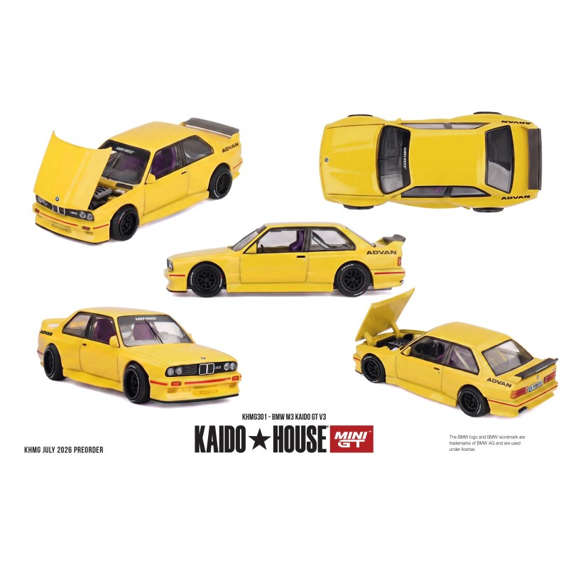 BMW M3 (E30) KAIDO GT V3 1989  - 1/64 - KAIDO HOUSE