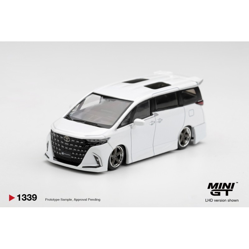 TOYOTA ALPHARD 40 KUHL WHITE 2025 -1:64 - Mini GT