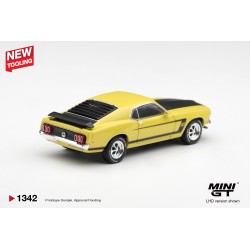 FORD MUSTANG BOSS 302 BRIGHT YELLOW 1969  - 1:64 - Mini GT - blister