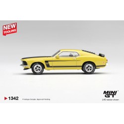 FORD MUSTANG BOSS 302 BRIGHT YELLOW 1969  - 1:64 - Mini GT - blister