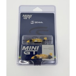 Lotus 99T nr.12 Ayrton Senna 1987 Monaco Grand Prix Winner - 1:64 - Mini GT - blistr