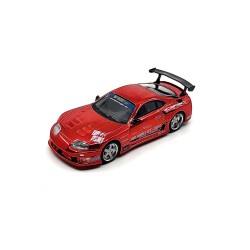 TOYOTA SUPRA (A80) TOP SECRET GT-300 RED CHROME 2014 - 1:64 - Mini GT - blistr