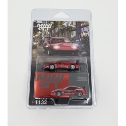 TOYOTA SUPRA (A80) TOP SECRET GT-300 RED CHROME 2014 - 1:64 - Mini GT - blistr