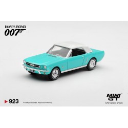 FORD MUSTANG CONVERTIBLE THUNDERBALL 1965 ENGLISH BLISTER   -1:64 - Mini GT - blistr