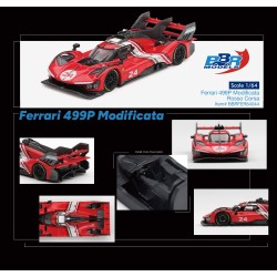 FERRARI 499P MODIFICATA ROSSO CORSA 2025  - 1:64 - BBR