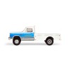DODGE RAM W350 POWER RAM DUALLY FLATBED - GOODYEAR GLOSS WHITE 1981 -1:64 - Greenlight