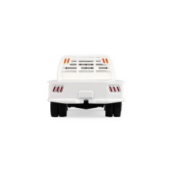 DODGE RAM W350 POWER RAM DUALLY FLATBED - GOODYEAR GLOSS WHITE 1981 -1:64 - Greenlight