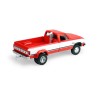 DODGE RAM D350 DUALLY - WITH EXHAUST + BUMPER WEIGHTS RED AND WHITE 1993 -1:64 - Greenlight