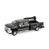 CHEVROLET SILVERADO 3500 DUALLY CRANE TRUCK BLACK 2016 -1:64 - Greenlight