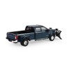 FORD F-450 DUALLY WITH SNOW PLOW ANTIMATTER BLUE 2022 -1:64 - Greenlight