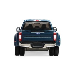 FORD F-450 DUALLY WITH SNOW PLOW ANTIMATTER BLUE 2022 -1:64 - Greenlight