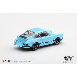 PORSCHE 911 (911) CARRERA RS 2 7 GULF BLUE 1973  -1:64 - Mini GT - blistr