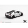 NISSAN GT-R R35 NISMO SILVER METALLIC 2024  -1:64 - Mini GT