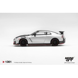 NISSAN GT-R R35 NISMO SILVER METALLIC 2024  -1:64 - Mini GT