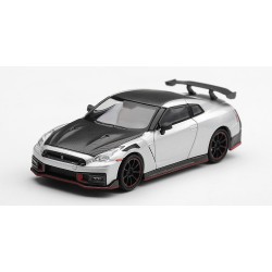NISSAN GT-R R35 NISMO SILVER METALLIC 2024  -1:64 - Mini GT - blistr