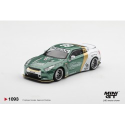 NISSAN GT-R R35 LB WORKS TYPE 1 WITH CUSTOM DUCKTAIL AUTO FINESSE 2025  -1:64 - Mini GT