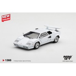 LAMBORGHINI COUNTACH LP500S BIANCO 1982 -1:64 - Mini GT - blistr