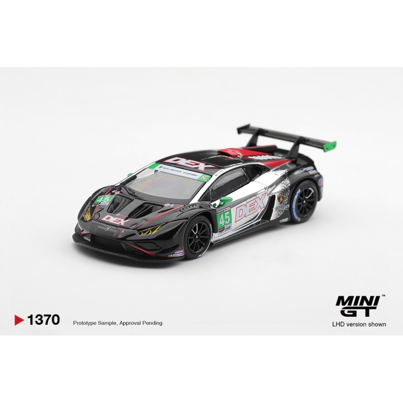 LAMBORGHINI HURACAN GT3 EVO2 nr.45 DEX WAYNE TAYLOR RACING CHEVROLET GRAND PRIX 2025 -1:64 - Mini GT