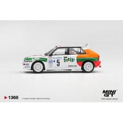 LANCIA DELTA HF INTEGRALE EVOLUTION #5 ANDREA AGHINI RALLYE MONTE-CARLO 1993 - 1:64 - Mini GT -