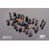 Oracle Red Bull Racing RB19 #1  Max Verstappen  2023 F1  2023 Japanese Grand Prix Pit Crew Set   - 1:64 - Mini GT